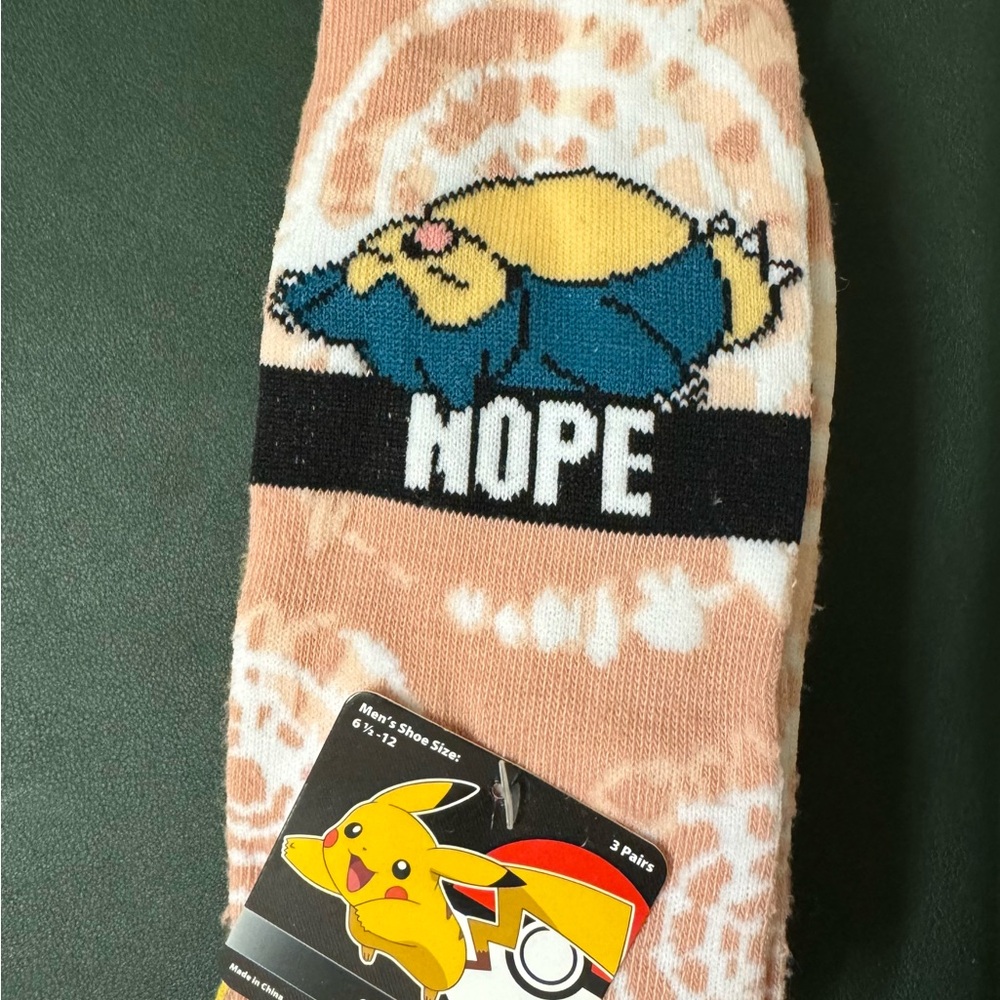 Pokemon Graphic Crew Socks